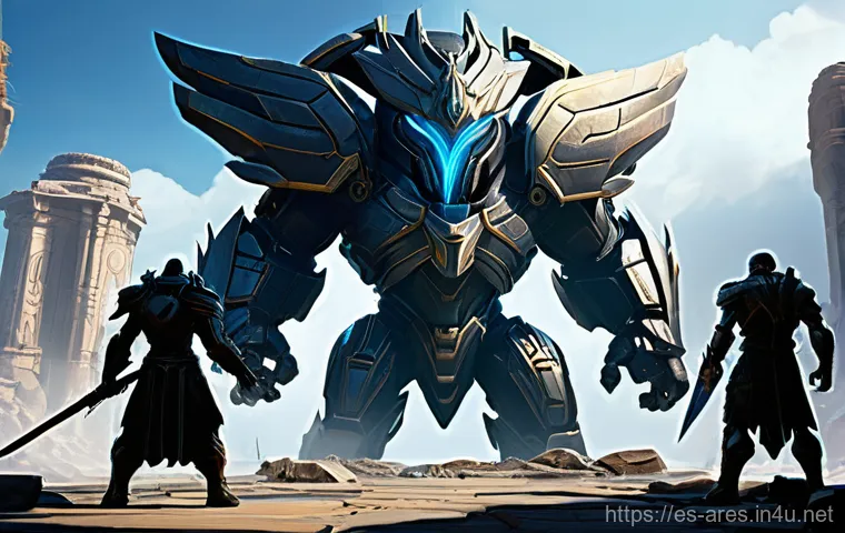 아레스 신규 캐릭터 출시 정보 - **Prompt:** A dynamic action scene depicting the new Guardian from "Ares: Rise of Guardians" activat...